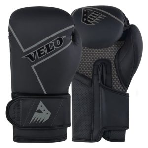 VELO Matte Faux Leather Boxing Gloves